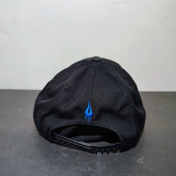 Sol Seed Mesh Hat Cap Snap Back Black Funk Band Embroidered Logo Trucker Panel - Picture 4 of 9